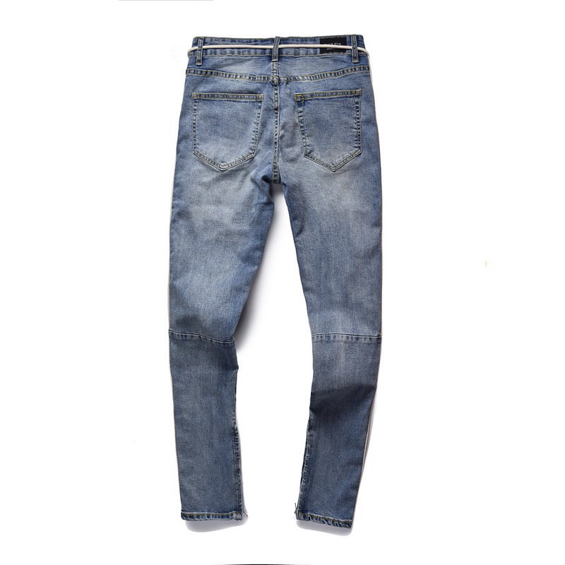 Men's Side-striped Knee Ripped Jeans - RippedJeans® Official Site