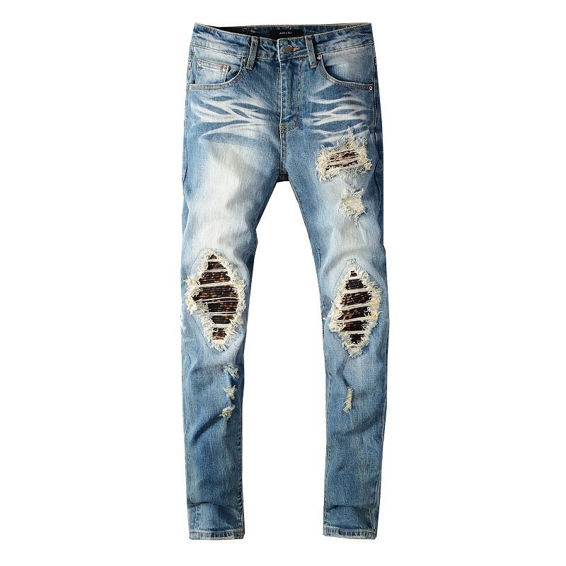 Mens Bootcut Light Blue Distressed Ripped Jeans - RippedJeans® Official ...