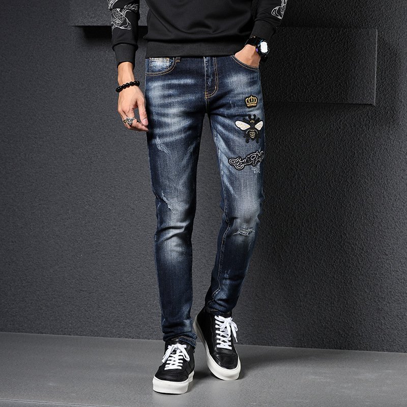 Vintage Mens Light Black Straight Leg Jeans - RippedJeans® Official Site